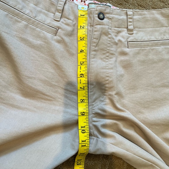 Horny Toad (Toad and Co) tan khaki cotton blend wide leg pants Size 10 - Picture 10 of 13